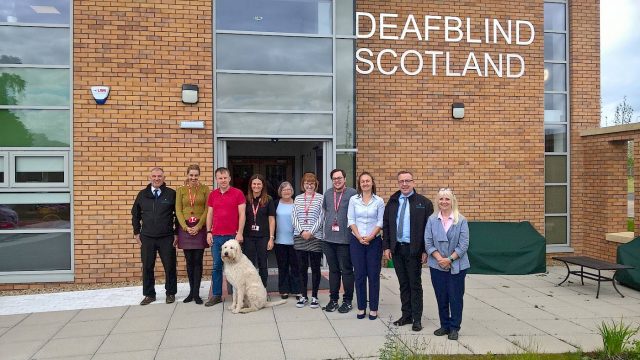 deafblind centre group supported by Robertson Homes