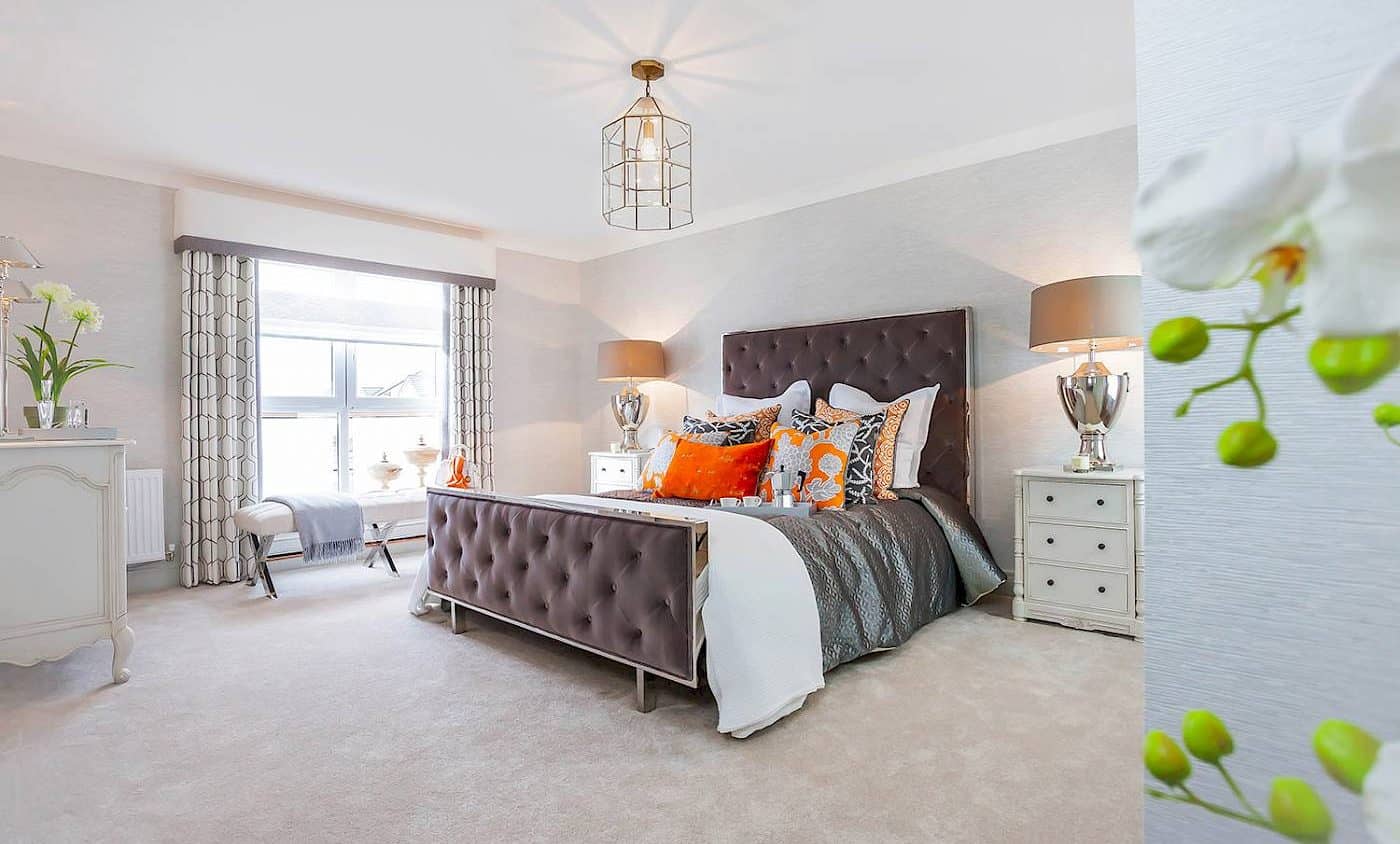 high quality interior finish within Elgin development bedroom
