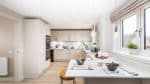 beautiful white kitchen in savannah new build rothbury