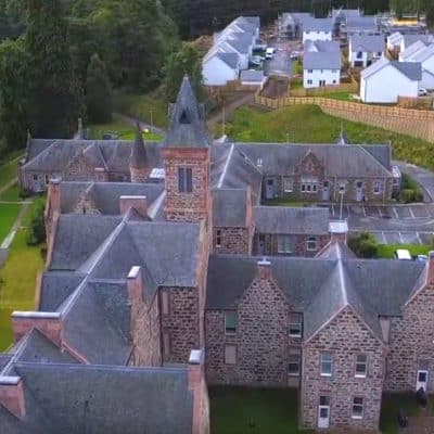 great glen hall drone video