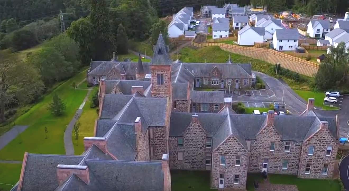 great glen hall drone video