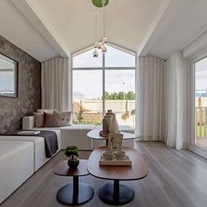 light-filled garden room