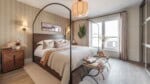 Almondell Murray Show Home primary bedroom
