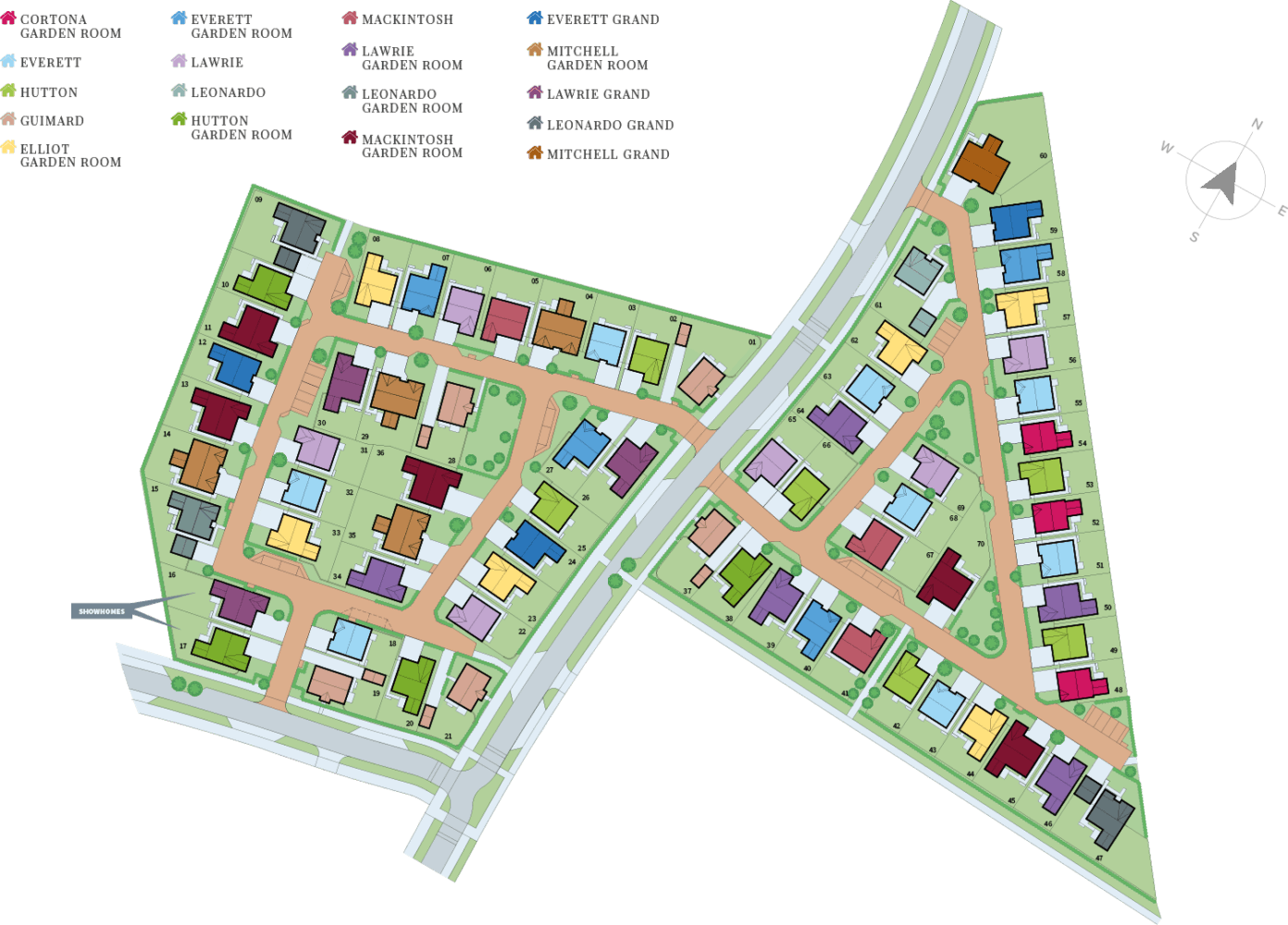 New homes for sale in Robertson Homes at Calderwood, West Lothian